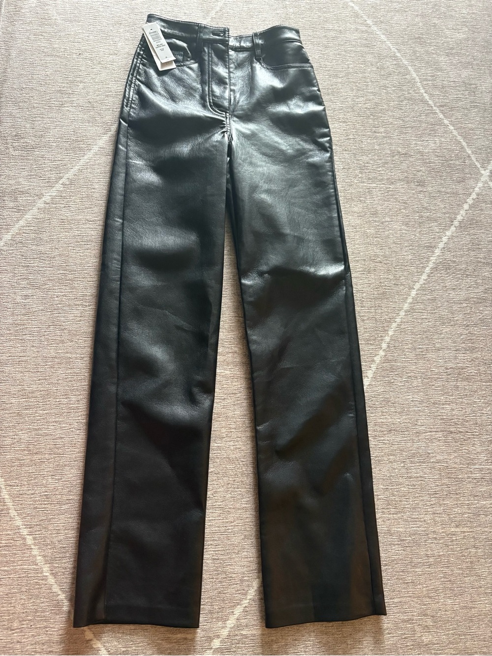 Wilfred Black Faux-Leather Panta